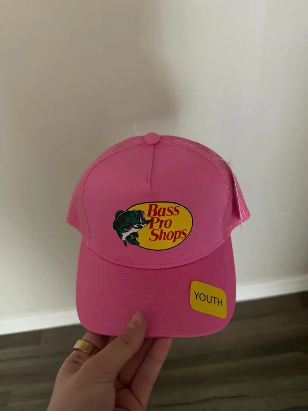 Bass Pro Shops Pink Trucker Hat
